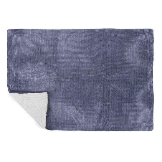 Plaid / Coperta Sherpa - Pompon Viola 03