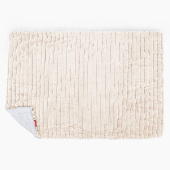 Plaid / Coperta Sherpa - Velluto Felpato Ultra Morbido Panna 03