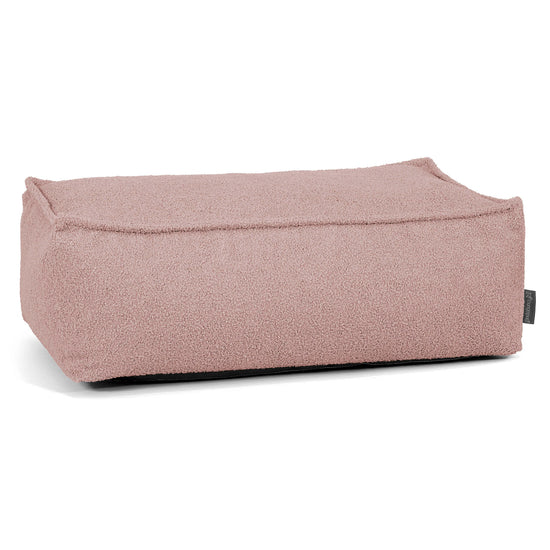 Poggiapiedi Grande - Bouclé Rosa_01