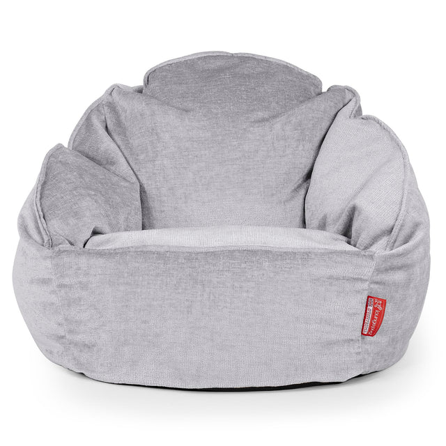Poltrona a Sacco Bubble - Ciniglia Grigio 01
