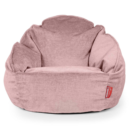 Poltrona a Sacco Bubble - Ciniglia Rosa 01
