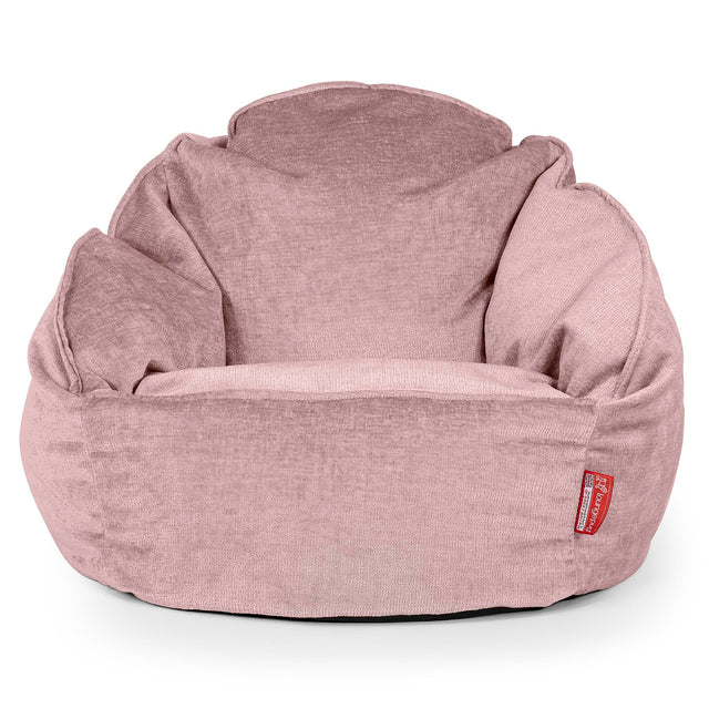 Poltrona a Sacco Bubble - Ciniglia Rosa 01