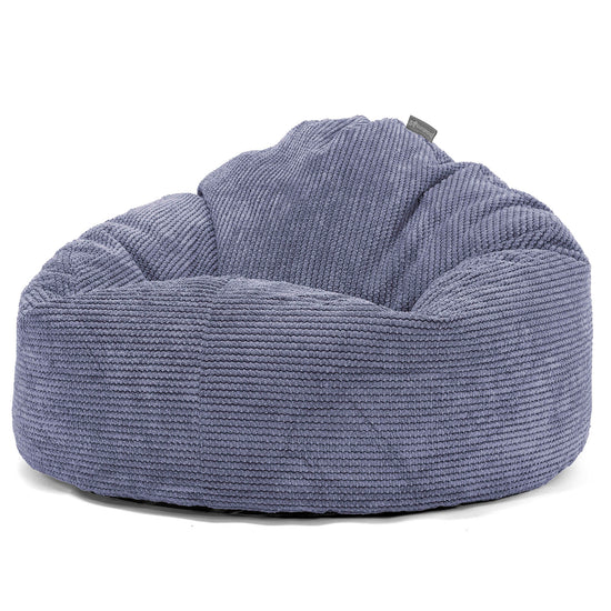 Poltrona a Sacco Gigante Giant per Bambini 3-8 anni - Pompon Viola 02