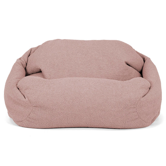 Poltrona Pouf Sacco Sabine - Bouclé Rosa_01