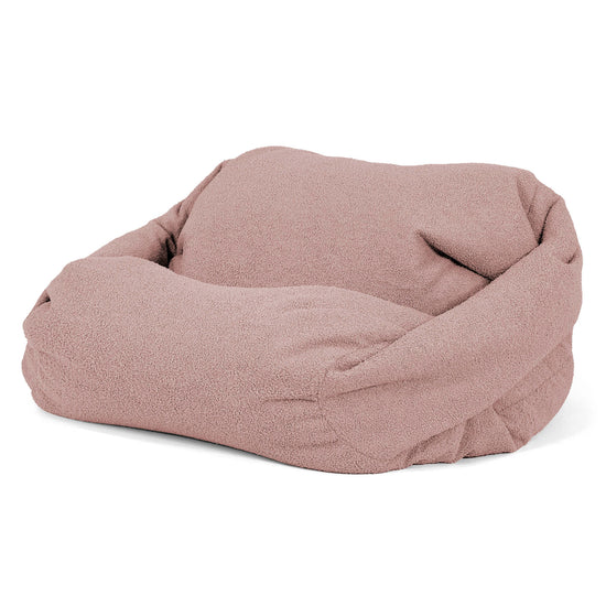 Poltrona Pouf Sacco Sabine - Bouclé Rosa_02