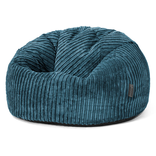 Poltrona Sacco 'Classico' - Velluto a Coste Navy 01