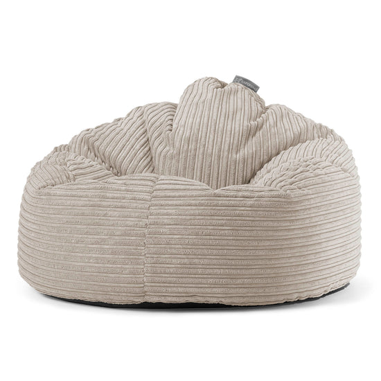 Poltrona Sacco 'Archi', Pouf - Velluto a Coste Visone 01