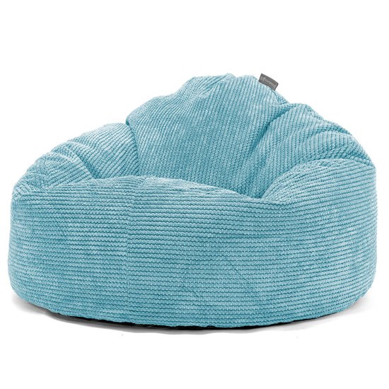 Poltrona Sacco 'Archi', Pouf - Pompon Egeo Blu 01