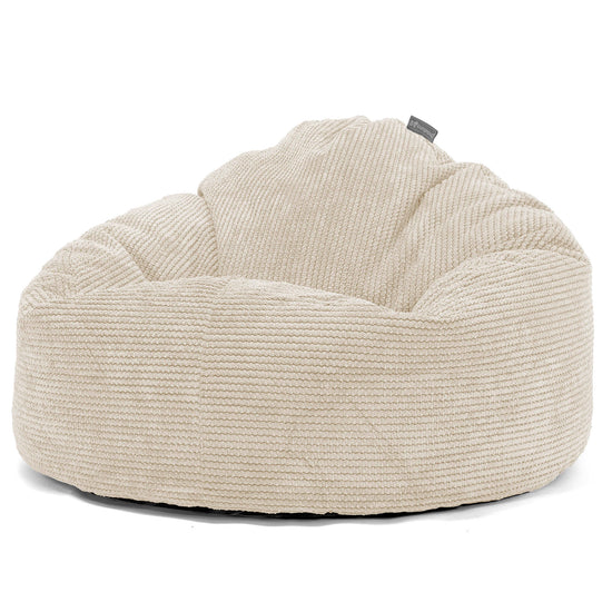 Poltrona Sacco 'Archi', Pouf - Pompon Panna 01