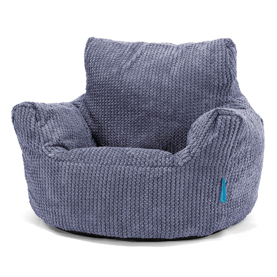 Poltrona Sacco Per Bambini Piccolo 1-3 anni - Pompon Viola 01