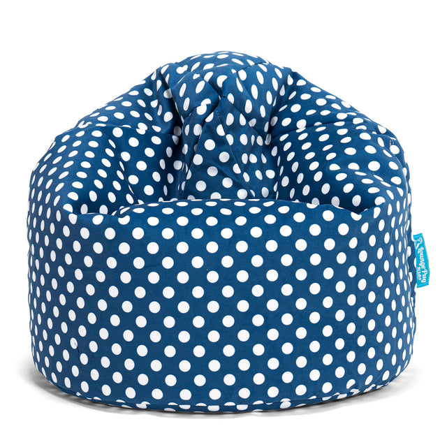 Poltrona Sacco Per Bambini, Pouf - Motivo per Bambini Blu 01