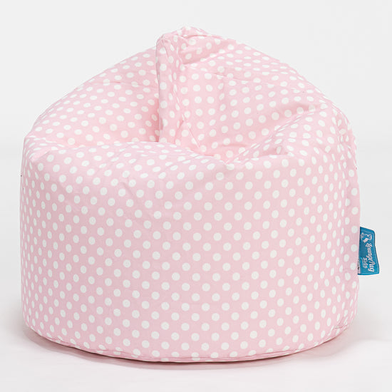 Poltrona Sacco Per Bambini, Pouf - Motivo per Bambini Rosa 01