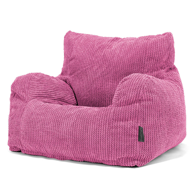 Poltrona Sacco, Pouf - Pompon Rosa 01