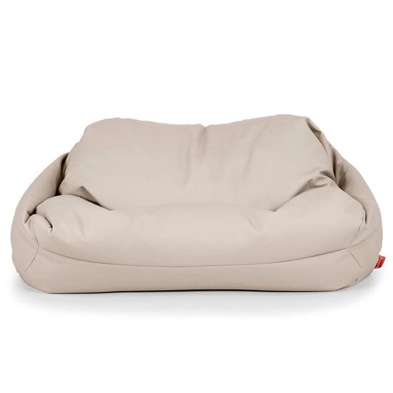 Pouf Divano Sabine - Pelle Vegana Avorio 02
