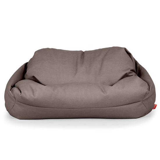 Pouf Divano Sabine - Pelle Vegana Cioccolato 02