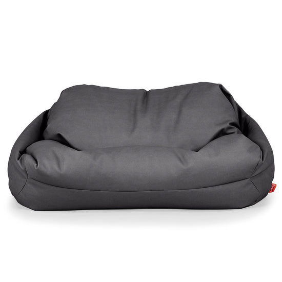 Pouf Divano Sabine - Pelle Vegana Nero 02