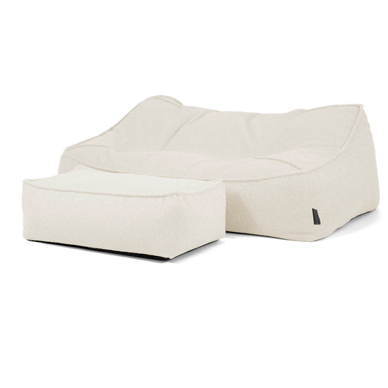 Pouf Divano Sloucher - Bouclé Avorio_02