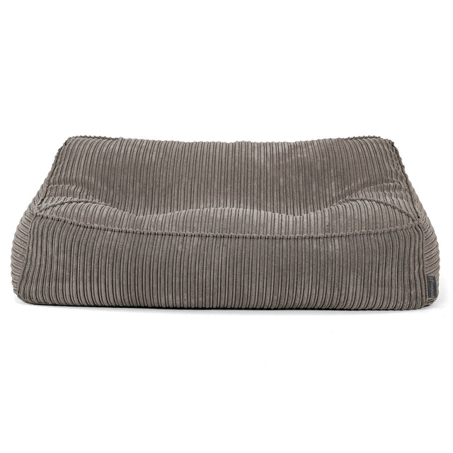 Pouf Divano Sloucher - Velluto a Coste Grafite 03