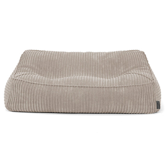 Pouf Divano Sloucher - Velluto a Coste Visone 03