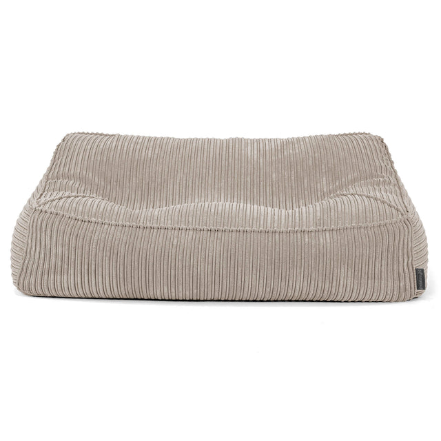 Pouf Divano Sloucher - Velluto a Coste Visone 03