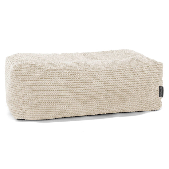 Pouf Poggiapiedi Gigante - Pompon Panna 01