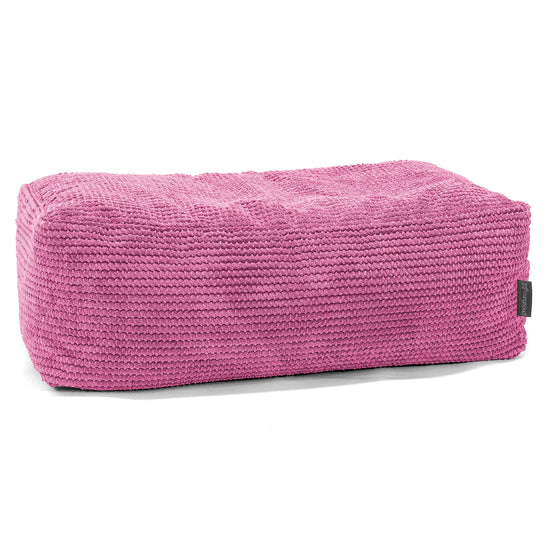 Pouf Poggiapiedi Gigante - Pompon Rosa 01