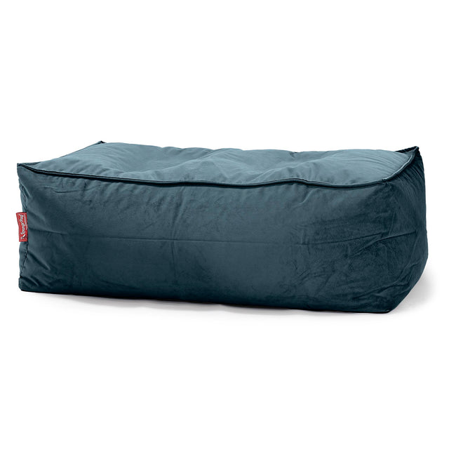 Pouf Poggiapiedi Gigante - Velluto Alzavola 01