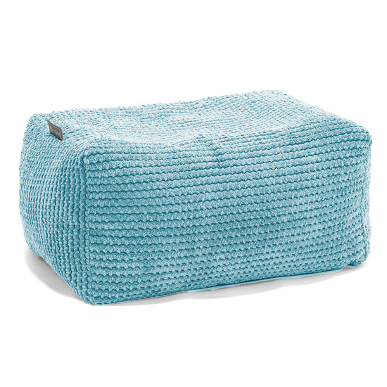 Pouf Poggiapiedi - Pompon Egeo Blu 01