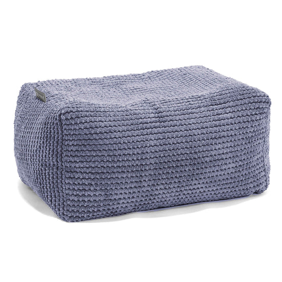 Pouf Poggiapiedi - Pompon Viola 01
