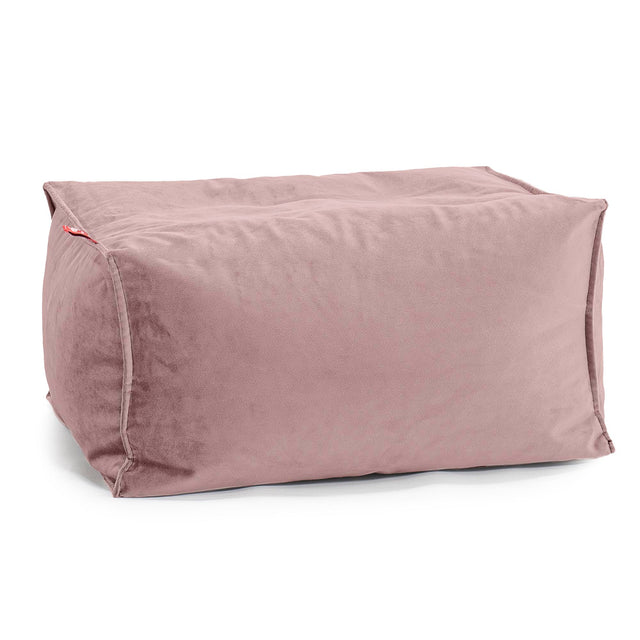 Pouf Poggiapiedi - Velluto Rosa 01