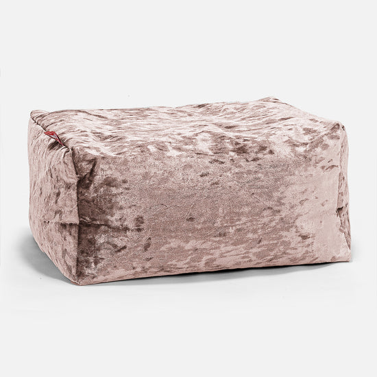 Pouf Poggiapiedi - Velluto Vintage Tartufo 01