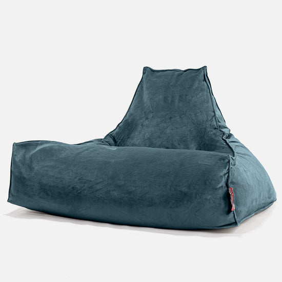 Pouf Poltrona Relax Sacco - Velluto Alzavola 01