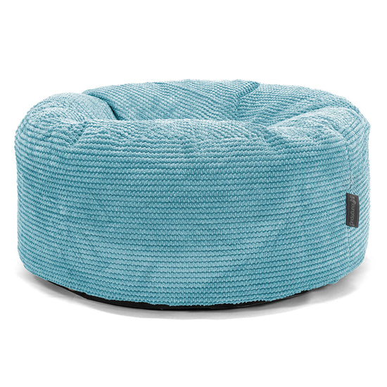 Pouf Rotondo - Pompon Egeo Blu 01