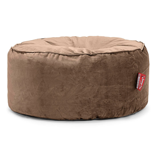 Pouf Rotondo - Velluto Espresso 01