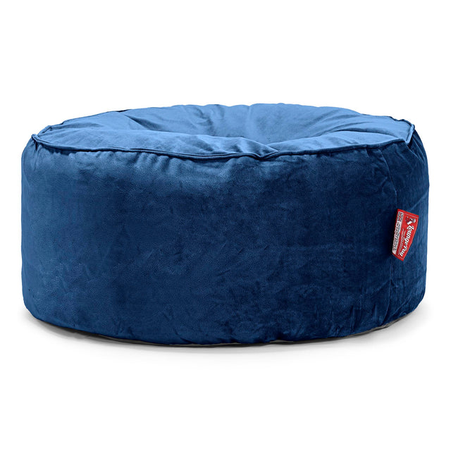 Pouf Rotondo - Velluto Navy 01