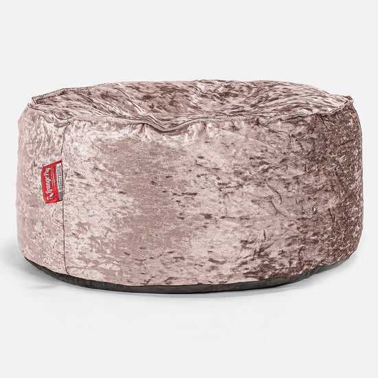 Pouf Rotondo - Velluto Vintage Tartufo 01