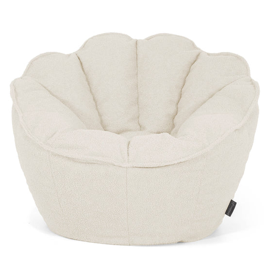 Sedia Pouf Sacco Natalia Sacco - Bouclé Avorio_01