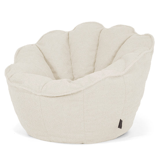 Sedia Pouf Sacco Natalia Sacco - Bouclé Avorio_02