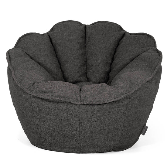 Sedia Pouf Sacco Natalia Sacco - Bouclé Grafite_01