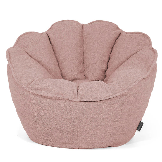 Sedia Pouf Sacco Natalia Sacco - Bouclé Rosa_01