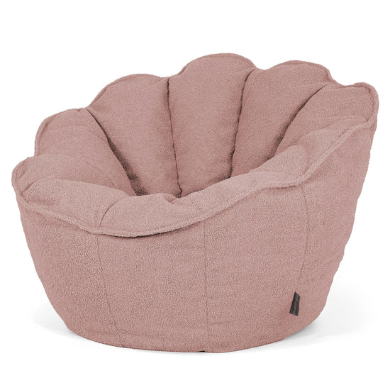 Sedia Pouf Sacco Natalia Sacco - Bouclé Rosa_02