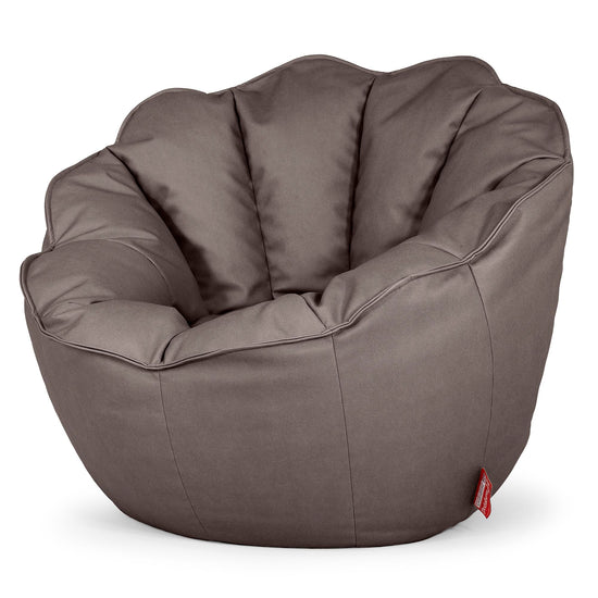 Sedia Pouf Sacco Natalia Sacco - Pelle Vegana Cioccolato 02