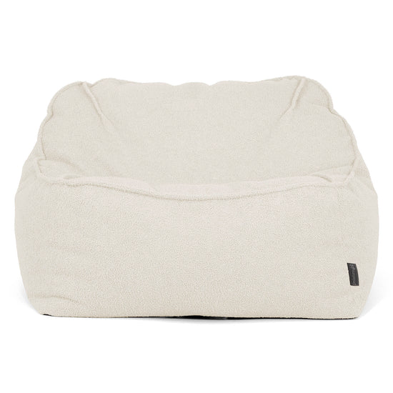 Sedia Pouf Sacco Sloucher - Bouclé Avorio_01