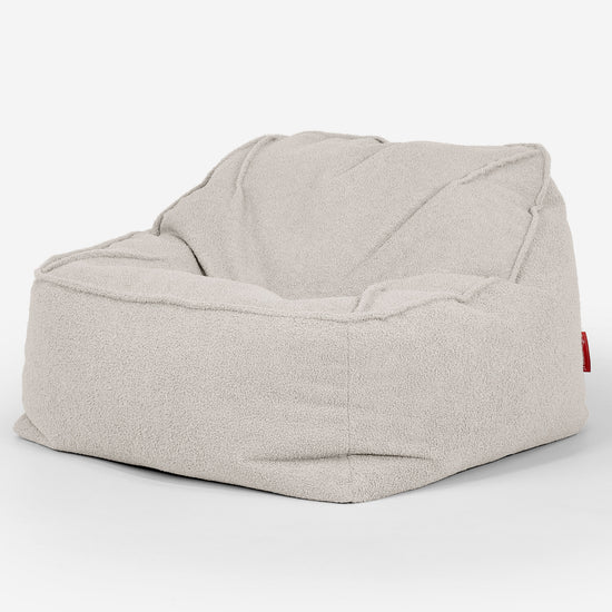 Sedia Pouf Sacco Sloucher - Bouclé Avorio_03