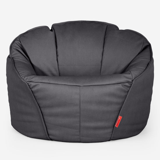Sedia Pouf Sacco Ultimate Classic per il Gaming - Pelle Vegana Nero 02