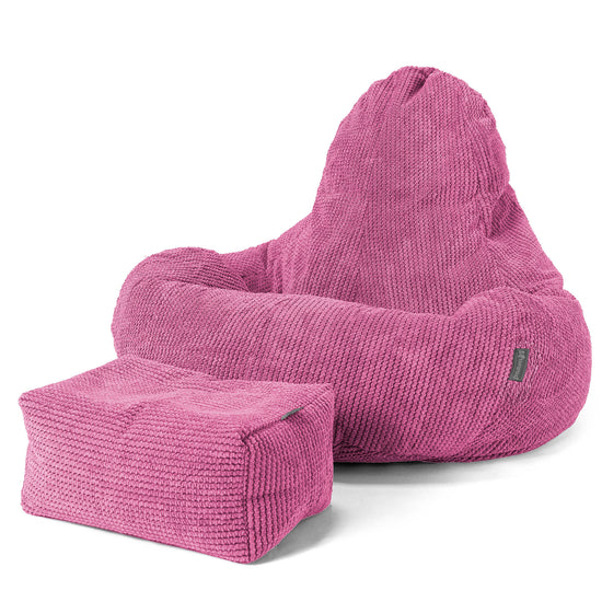 Poltrona a Sacco da Gioco Ultra Lux - Pompon Rosa 02