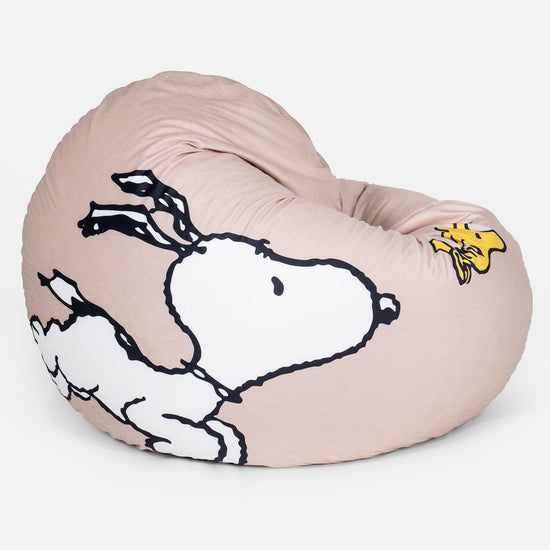 Snoopy Sedia Pouf Sacco per Adulti Flexforma - Corsa 01