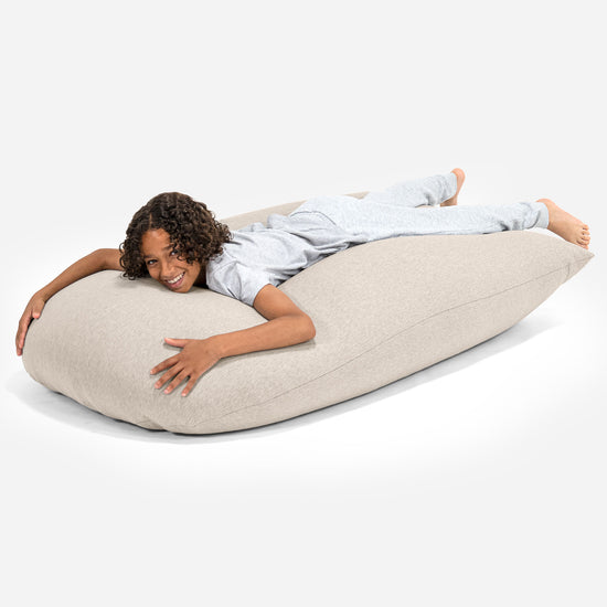 Poltrona a Sacco Grande XL - Cotone Elasticizzato Visone 04