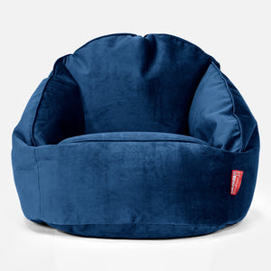 Poltrona a Sacco Bubble - Velluto Navy