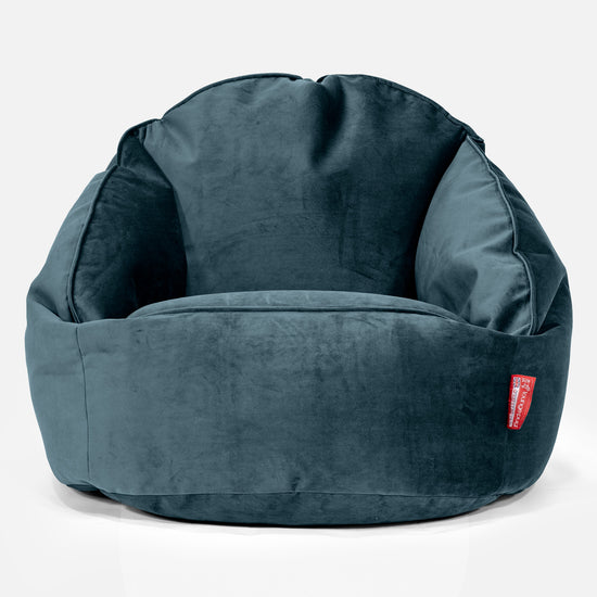 Poltrona a Sacco Bubble - Velluto Alzavola 01